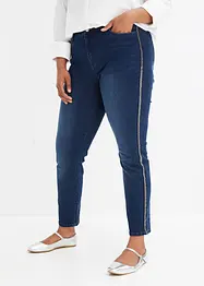 Stretchjeans med dekor, bonprix