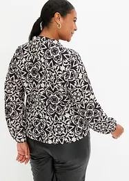 Bluse med print, bonprix