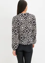 Bluse med print, bonprix