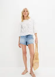 Jeansshorts, Mid Waist, stretch, bonprix