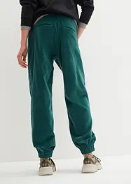 Behagelig kordfløyelsbukse med store lommer og komfortlinning, bonprix