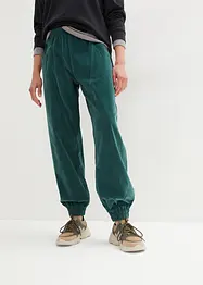 Behagelig kordfløyelsbukse med store lommer og komfortlinning, bonprix
