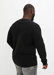 Henley-shirt med komfortsnitt (2-pack), bonprix