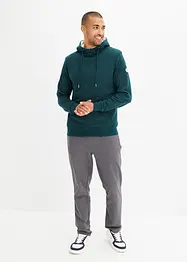 Termo-sweatshirt med hette og teddyfôr, bonprix