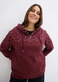 Hettesweatshirt med glidelås, bonprix