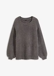 Oversized genser av fluffy garn, bonprix