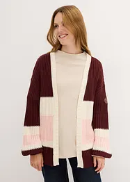 Åpen cardigan, stripet, bonprix