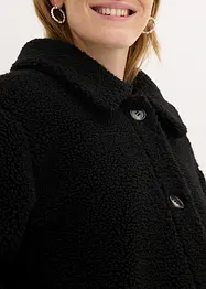 Fôret teddyjakke med krage, bonprix