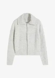 Cardigan med glidelås, bonprix