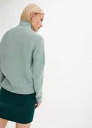 Strikket genser med ståkrage, bonprix