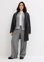 Kort bouclé-cardigan i ull, bonprix