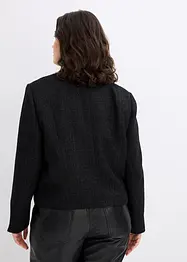 Bouclé-blazer med glanstråder, bonprix