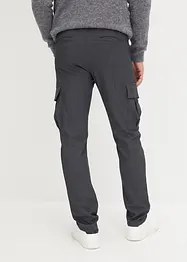 Regular Fit cargobukse i flanell med legg, Straight, bonprix