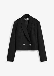 Bouclé-blazer med glanstråder, bonprix