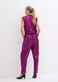 Jumpsuit med glansprint, bonprix