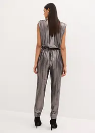 Jumpsuit med glansprint, bonprix