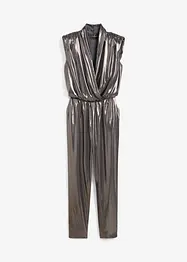 Jumpsuit med glansprint, bonprix