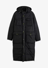 Lang parkas med avtakbar hette, bonprix