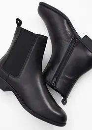 Chelsea boots i skinn, bonprix