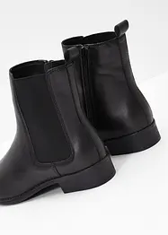 Chelsea boots i skinn, bonprix