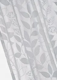 Jacquard-gardin med bladmønster (1-pack), bonprix