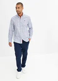 Langermet skjorte i ren bomull med button down-krage, bonprix