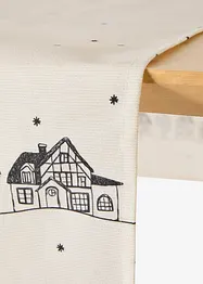 Bordløper med print av hus, bonprix