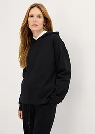 Sweatshirt med hette og snøring i nederkant, bonprix