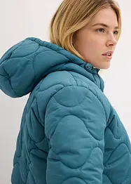 Vattert jakke med hette, bonprix