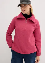 Uformell sweatshirt med stor troyerkrage og lange ermer, bonprix