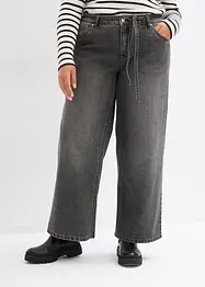 Wide Leg-jeans Mid Waist, bonprix