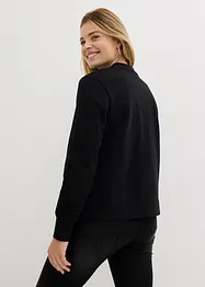 Sweatjakke med pilot-look, lang arm, bonprix