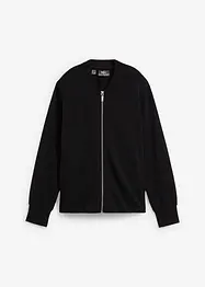 Sweatjakke med pilot-look, lang arm, bonprix