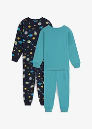 Pyjamas i 100% økologisk bomull (4-delt sett), bonprix