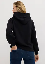 Oversized sweatshirt med hette, bonprix