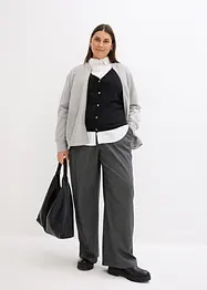 Sweatjakke med pilot-look, lang arm, bonprix