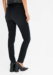 Skinny jeans med perle-applikasjon, bonprix