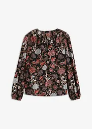 Bluse med print, bonprix