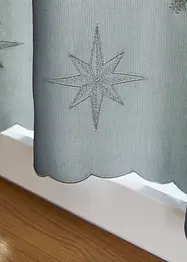 Gardinkappe med stjerne-broderi, bonprix