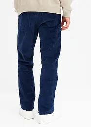 Relaxed fit-termobukse i kordfløyel med flanellfôr, Straight, bonprix