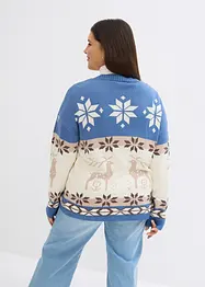 Cardigan med julemotiv, bonprix