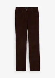 Kordfløyelsbukse med stretch, Straight, bonprix