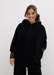 Oversized pilefleece jakke, bonprix