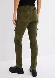 Slip on-bukse i cordfløyel, bonprix