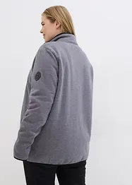 Strikket fleecejakke med teddyfleece-fôr, bonprix