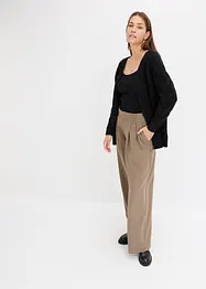 Åpen cardigan med flettemønster, bonprix