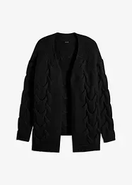 Åpen cardigan med flettemønster, bonprix