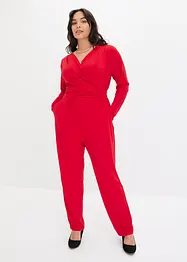 Jersey-jumpsuit i omslagsstil, bonprix