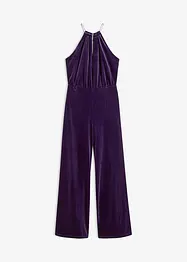 Jumpsuit i myk fløyel, bonprix