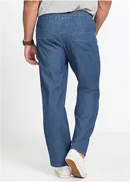 Classic Fit-pull on-bukse i lett bomull, Straight, bonprix